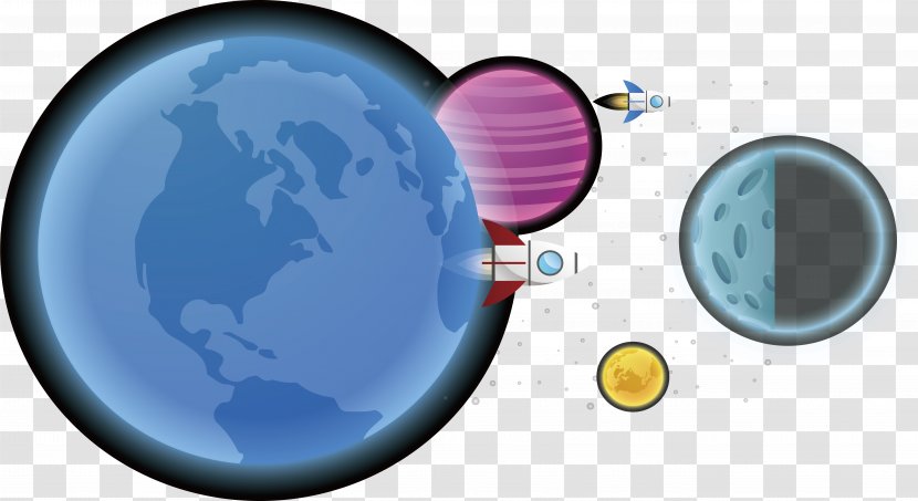 Rocket Spacecraft - Sphere - Rockets In Space Transparent PNG