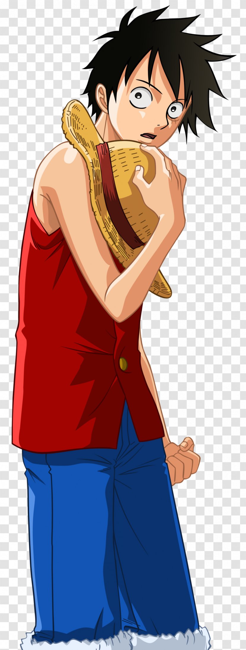 Monkey D. Luffy Fan Art - Watercolor - One Piece Transparent PNG