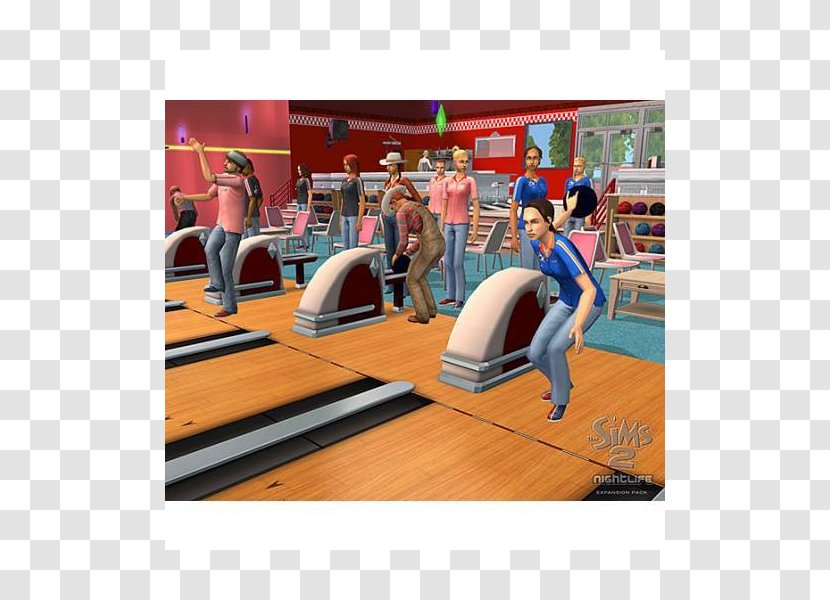 The Sims 2: Nightlife Expansion Pack Sport - Bowling - Computer Simulation Transparent PNG