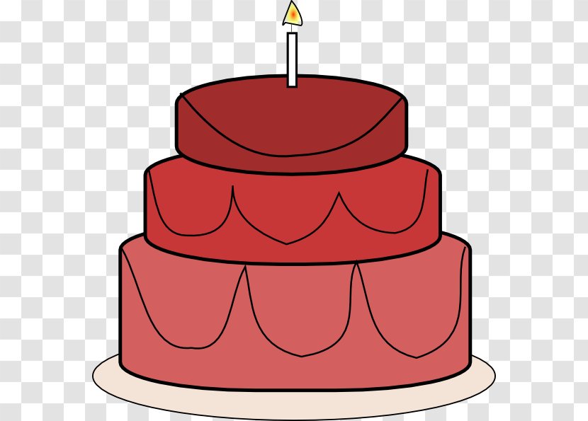 Birthday Cake Wedding Clip Art - PINK CAKE Transparent PNG
