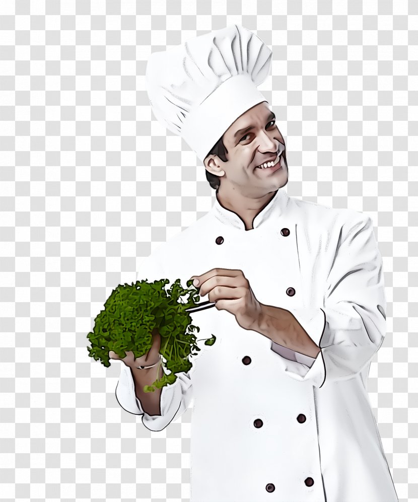 Chef's Uniform Cook Chef Chief Vegetable - Food Gesture Transparent PNG