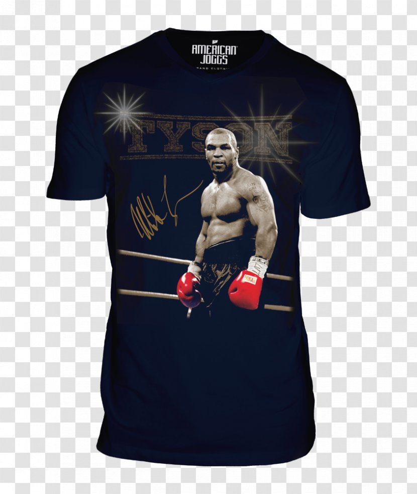 T-shirt Evander Holyfield Vs. Mike Tyson II Boxing Image Transparent PNG
