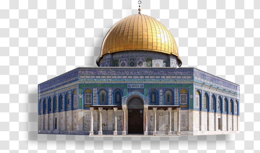 Dome Of The Rock Al-Aqsa Mosque Temple Mount Great Mecca Old City - Holy Land - Islam Transparent PNG