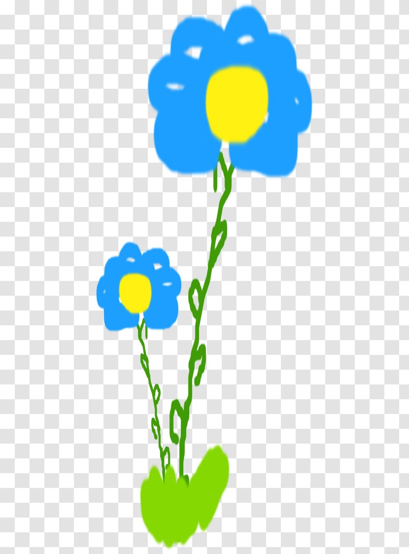 Graffiti Blue Clip Art - Flora - Flowers Material Deduction Transparent PNG