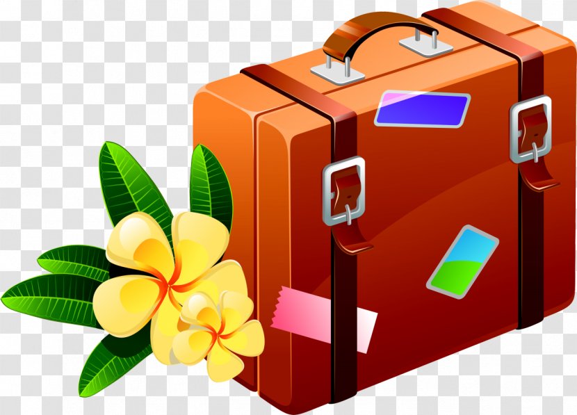 Wedding Invitation Travel Suitcase Clip Art - Gift Transparent PNG