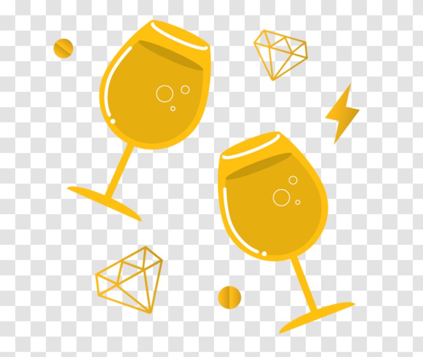 Cup Clip Art - Yellow - Float Glass Transparent PNG