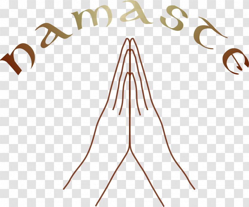 Namaste Greeting Hinduism Mudra Prostration - Tree Transparent PNG