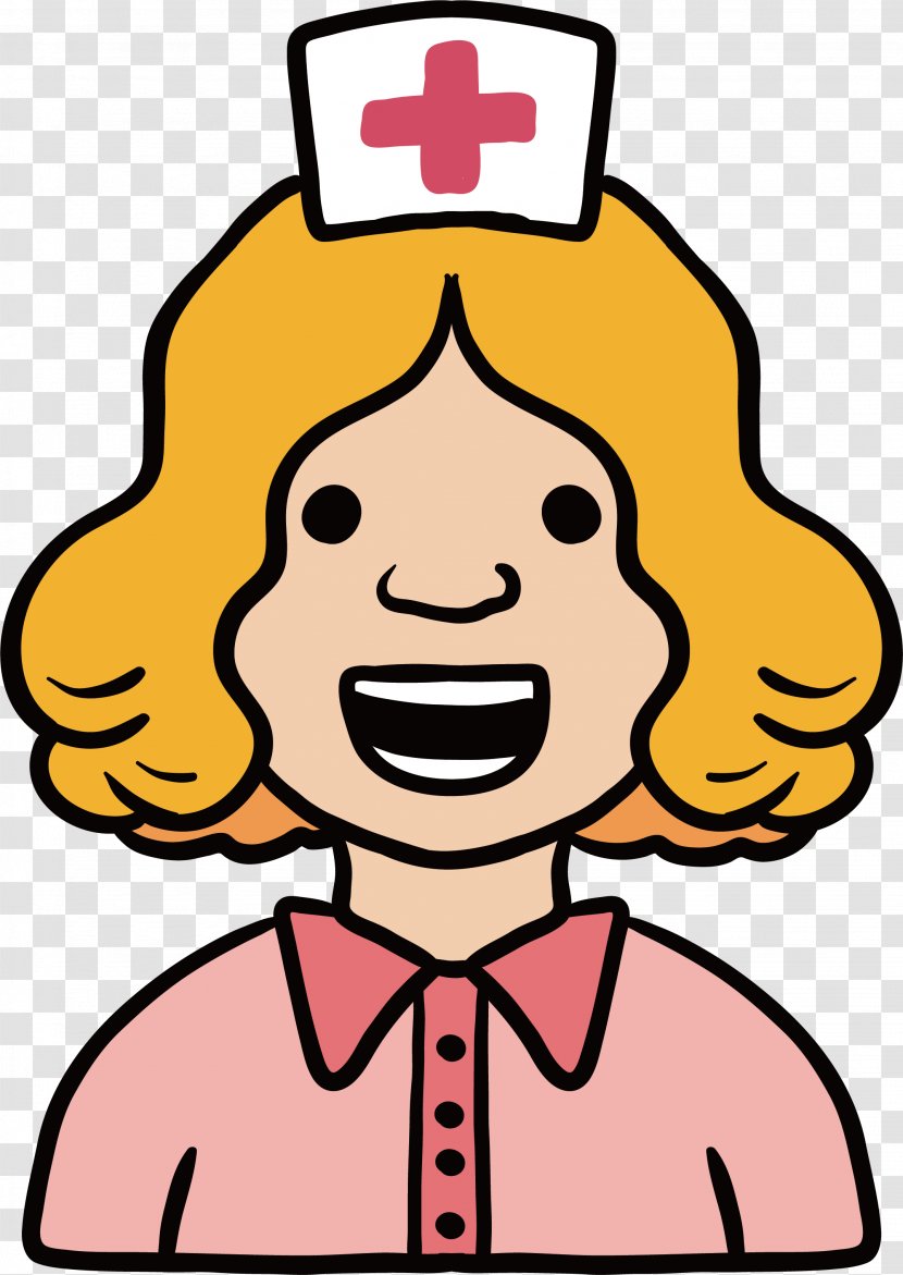 Physician Clip Art - Male - A Kindly Smiling Woman Doctor Transparent PNG