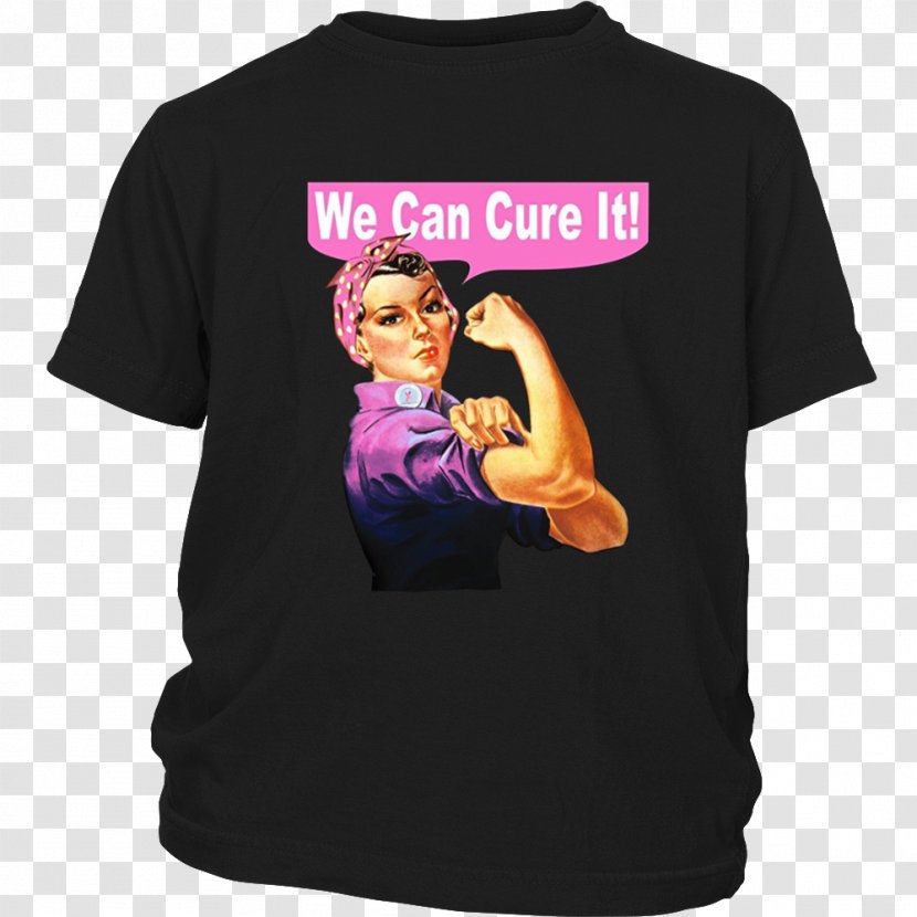 T-shirt We Can Do It! Rosie The Riveter Clothing - Sleeve Transparent PNG
