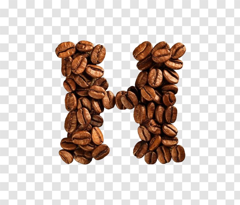 Coffee Bean Cafe Letter Alphabet - Nuts Seeds - Beans Transparent PNG