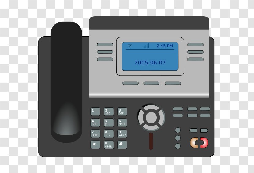 VoIP Phone Voice Over IP Telephone Mobile Clip Art - Call - Dark Gray Cartoon Transparent PNG