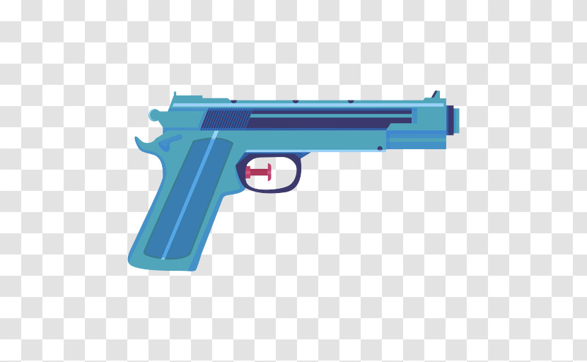 Gun Firearm Trigger Turquoise Gun Barrel Transparent PNG