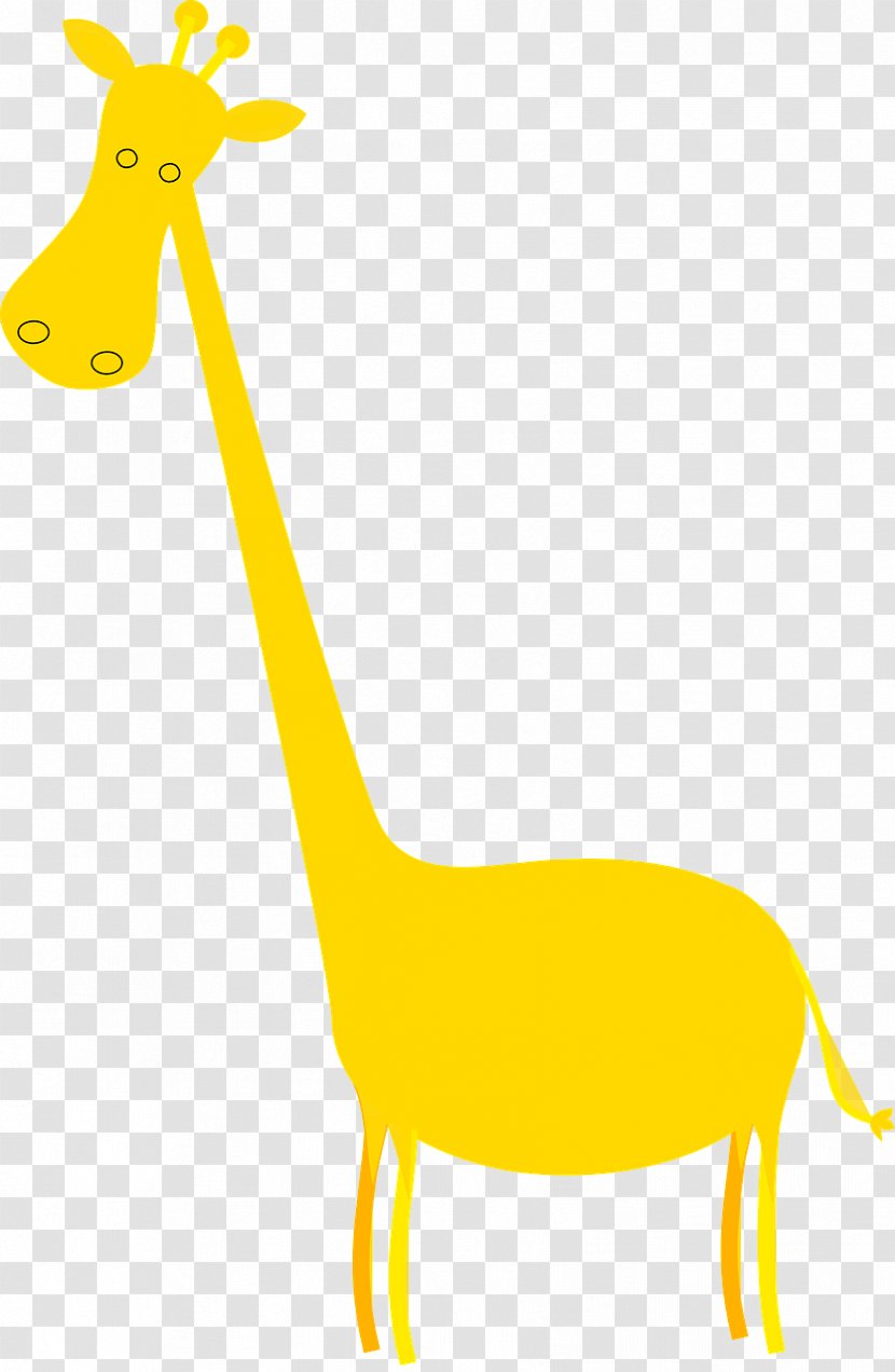 Giraffe Drawing Clip Art - Mammal Transparent PNG