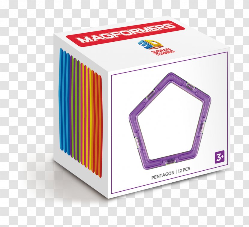 Magformers 63076 Magnetic Building Construction Set Hexagon Architectural Engineering 63069 Rainbow 14-Piece Transparent PNG