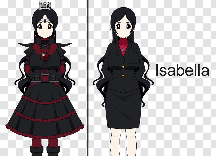 Outerwear Black Hair Costume Character - Clothing - Ivan Kupala Day Transparent PNG