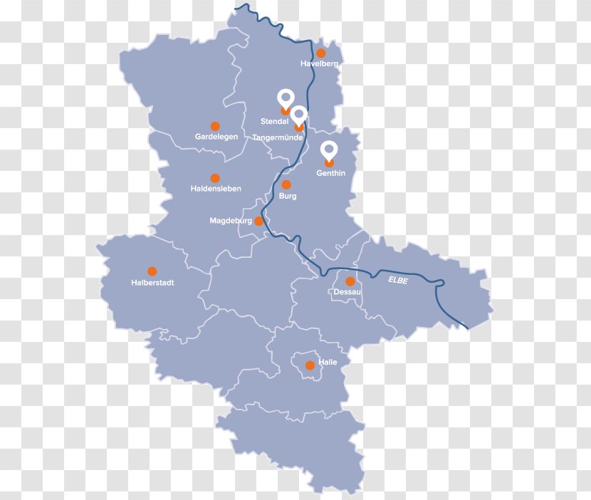 Saxony-Anhalt State Election, 2016 States Of Germany Map Transparent PNG