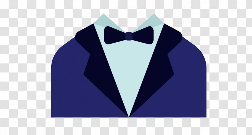 Tuxedo Logo Font - Brand - Blue Dress Coat Gentleman Transparent PNG