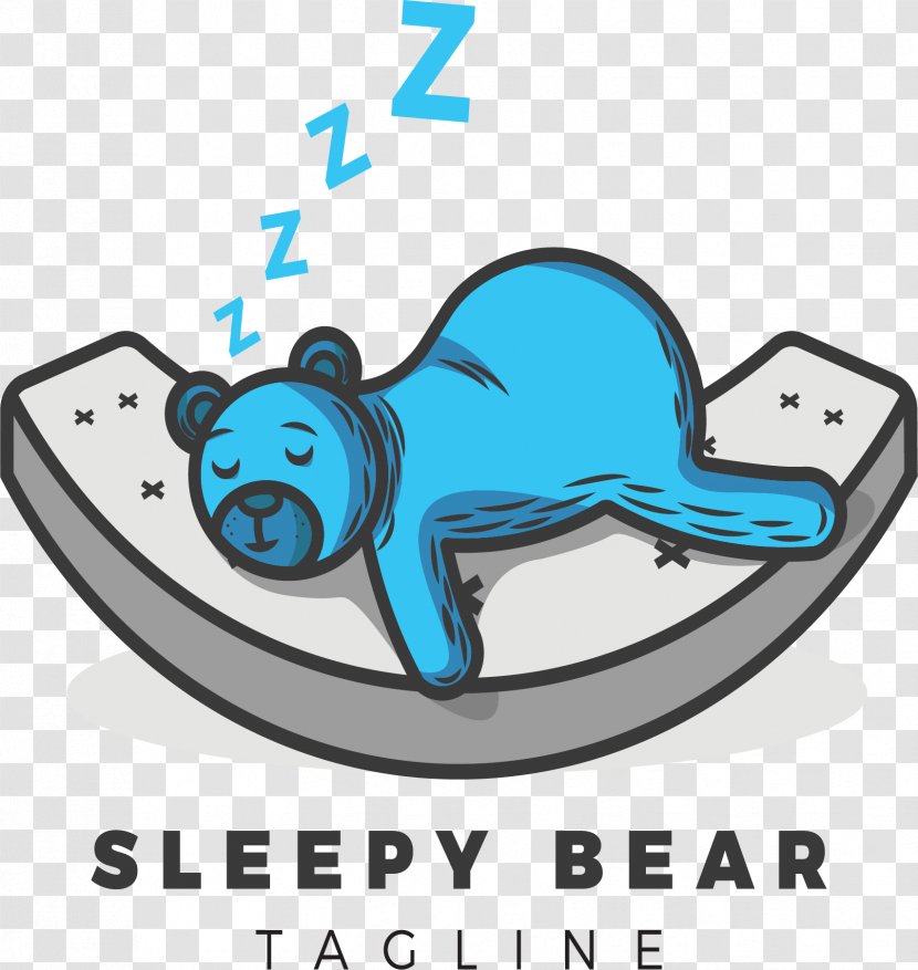 Mattress Pads Logo Sleep Bed - Pillow - Bear Transparent PNG