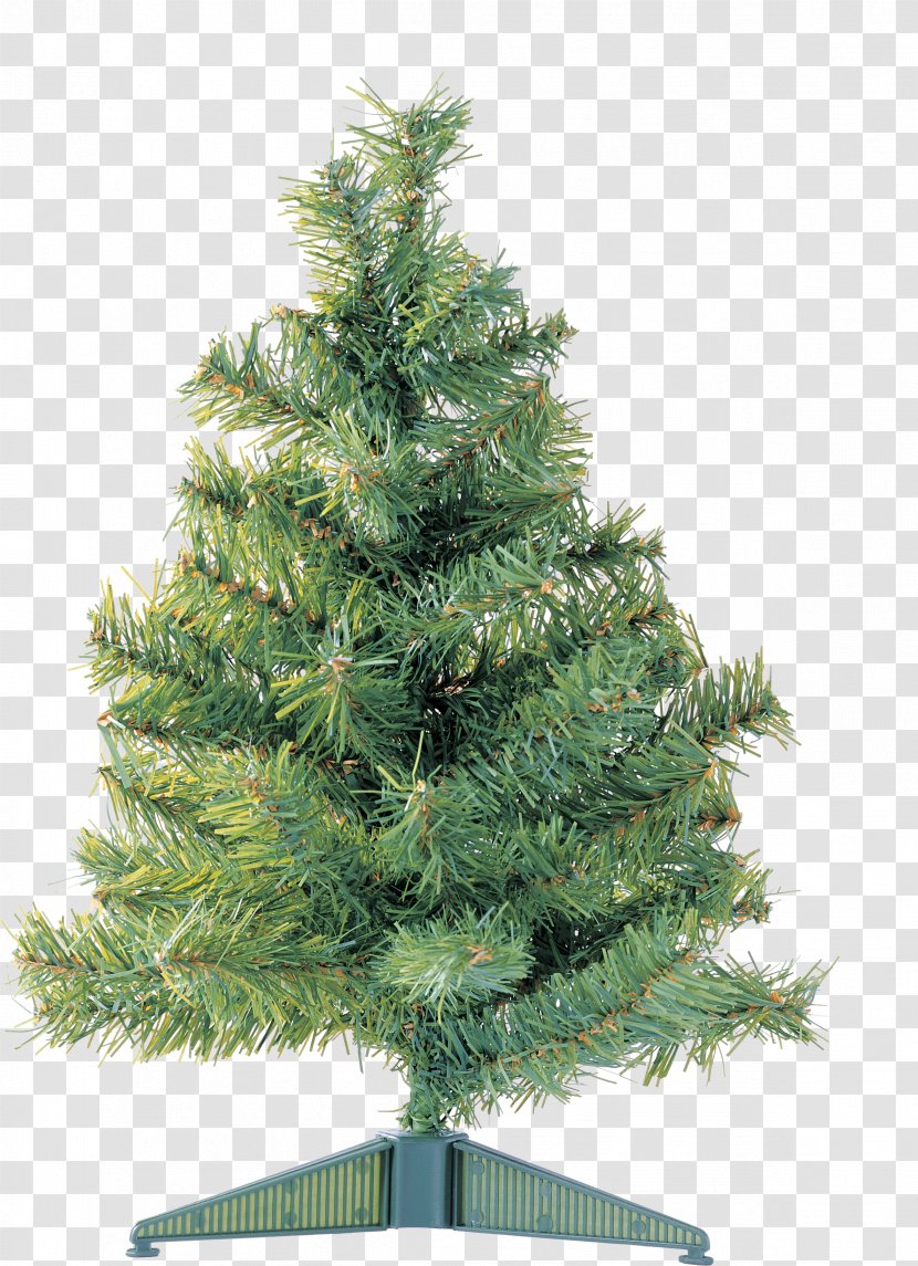Artificial Christmas Tree Pre-lit - Evergreen Transparent PNG