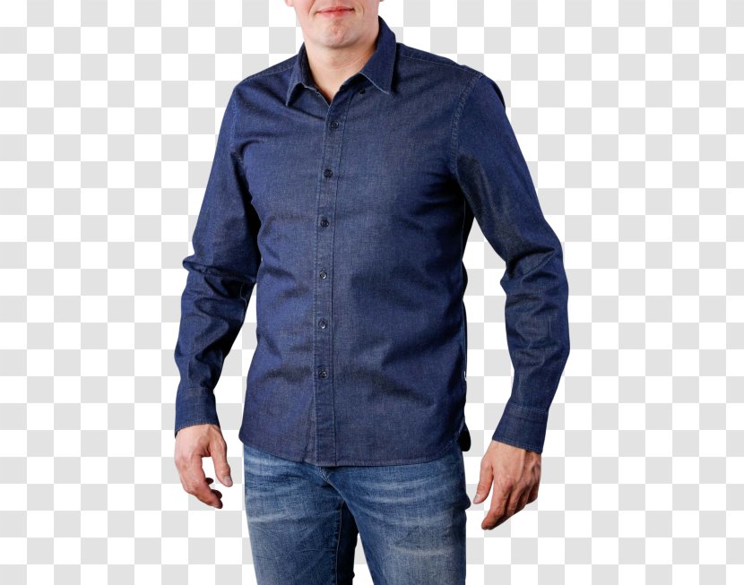 Dress Shirt Clothing Jacket Levi Strauss & Co. - Electric Blue Transparent PNG