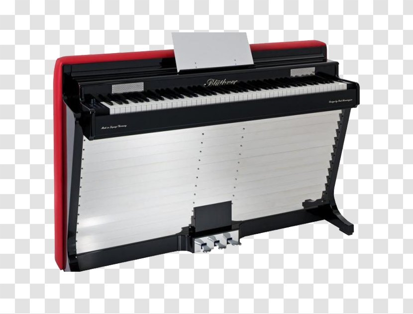 Digital Piano Player Electric Electronic Keyboard Pianet - Silhouette Transparent PNG