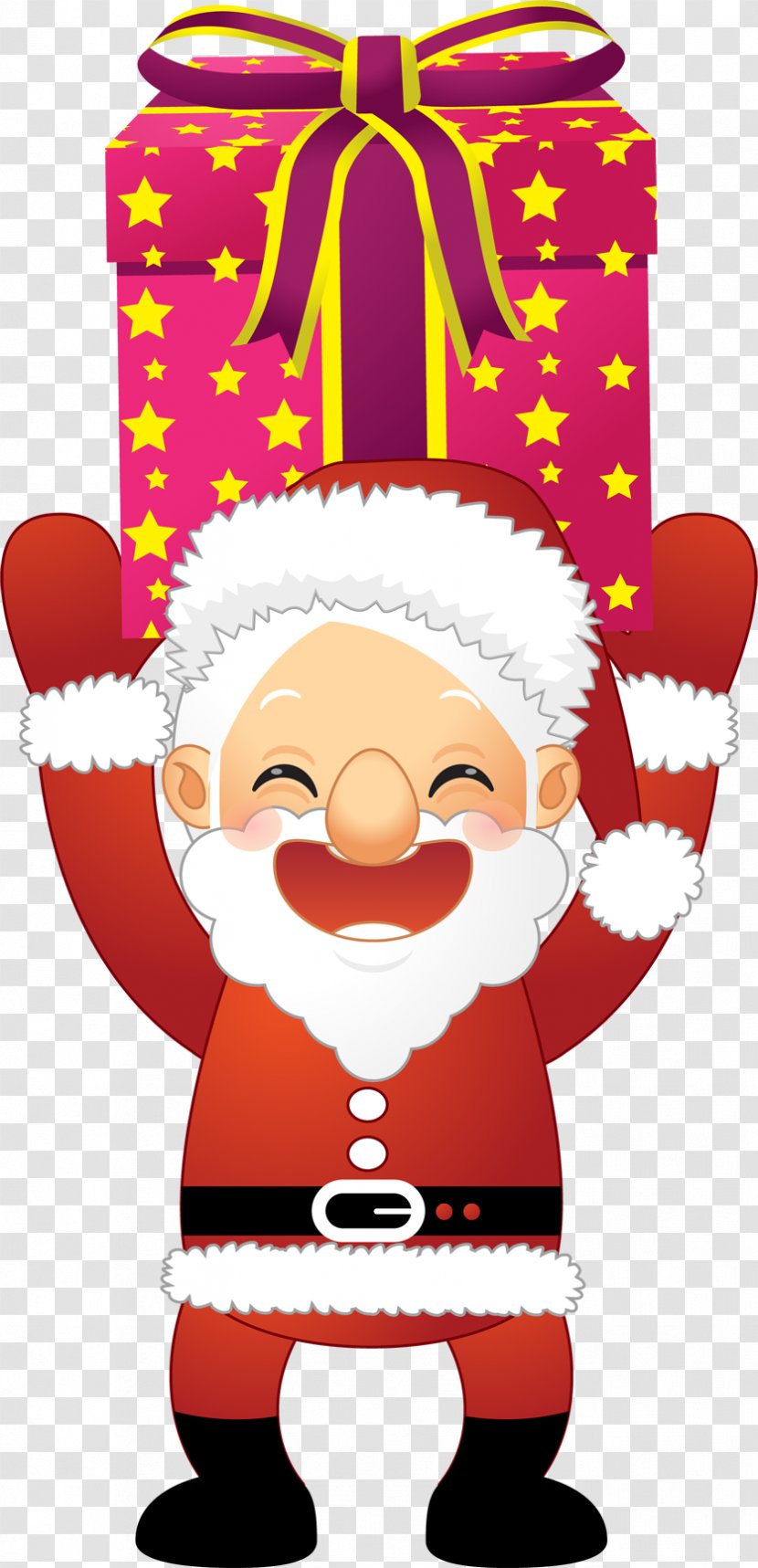 Santa Claus Christmas Ornament Gift Clip Art - Happiness - Send Transparent PNG