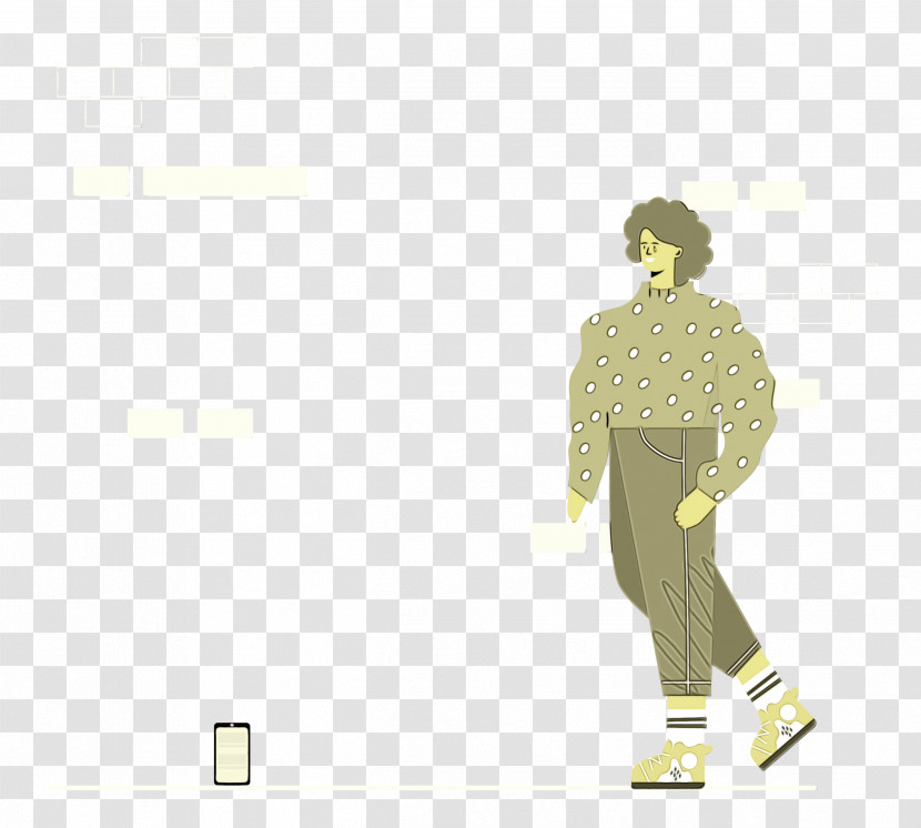 Costume Design Outerwear / M Yellow Human Font Transparent PNG