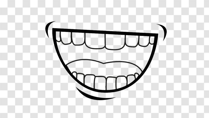 Royalty-free Mouth Cartoon - Silhouette - Smile Transparent PNG