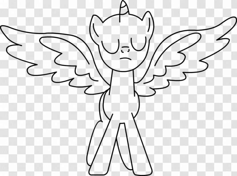 Twilight Sparkle My Little Pony Winged Unicorn - Heart - Pegasus Outline Transparent PNG