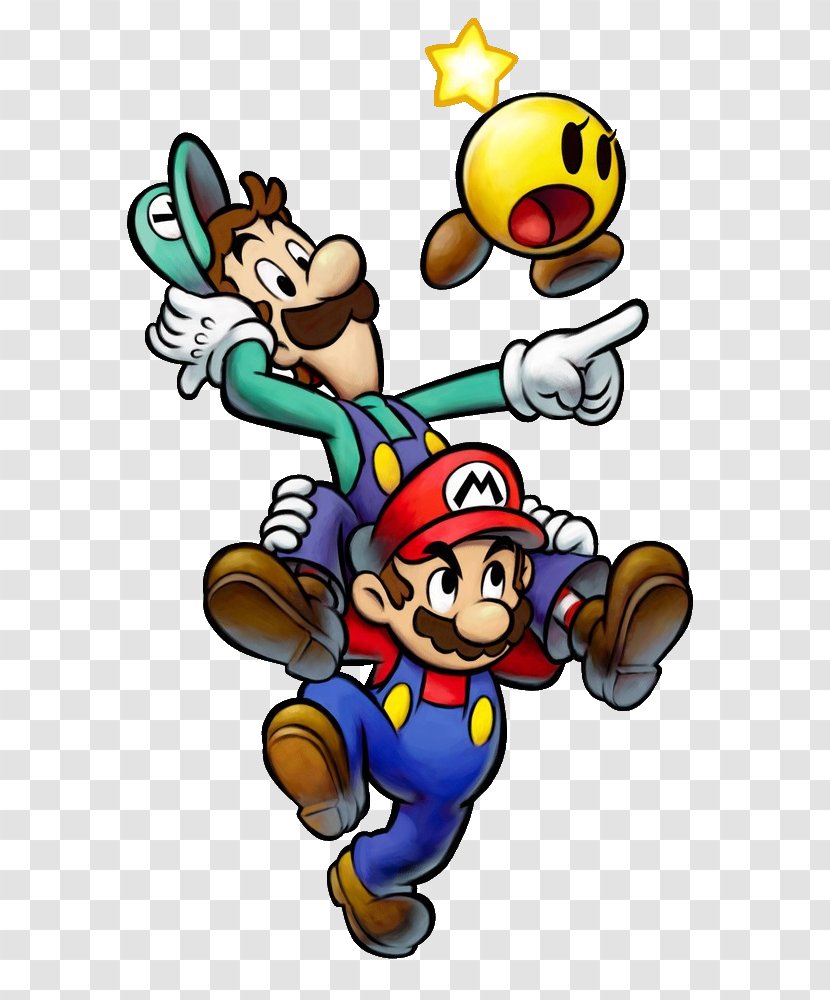 Mario & Luigi: Dream Team Superstar Saga Partners In Time Bowser's Inside Story - Finger - Luigi Transparent PNG