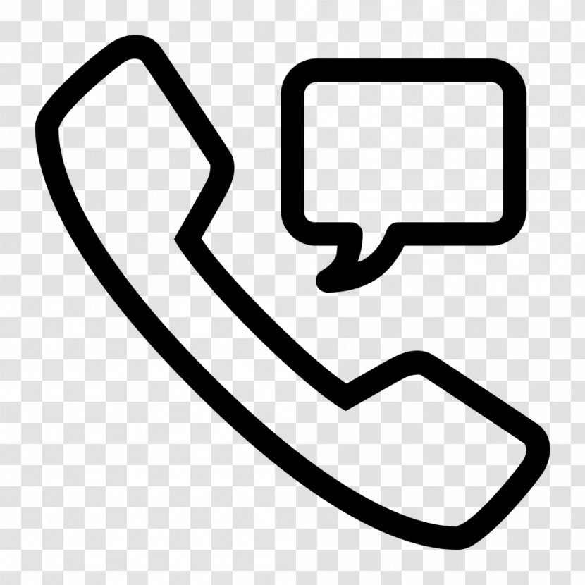 Telephone Call IPhone Clip Art - Black And White - Iphone Transparent PNG