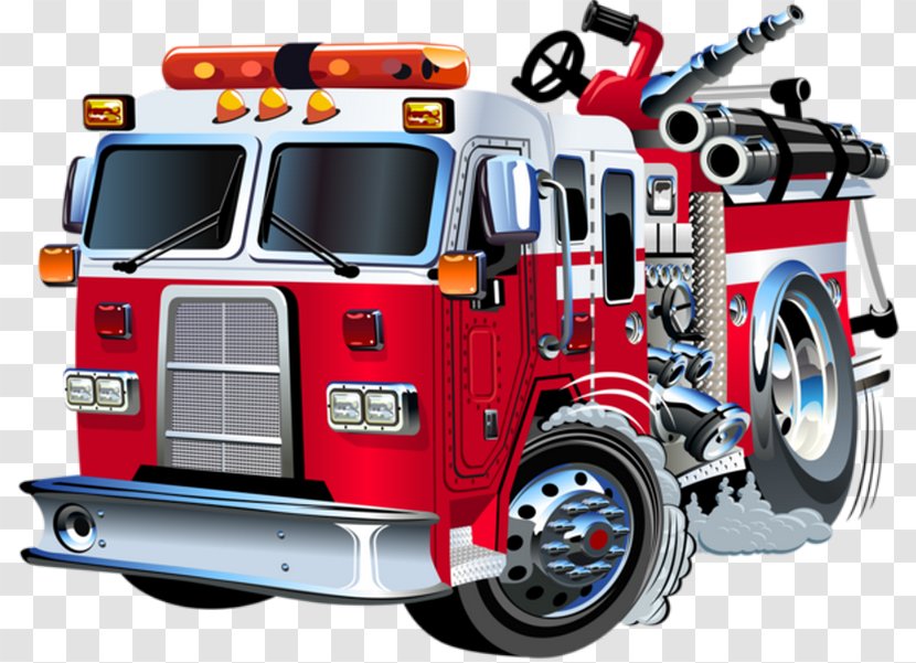 Fire Engine Royalty-free - Emergency Vehicle - Tuning Transparent PNG
