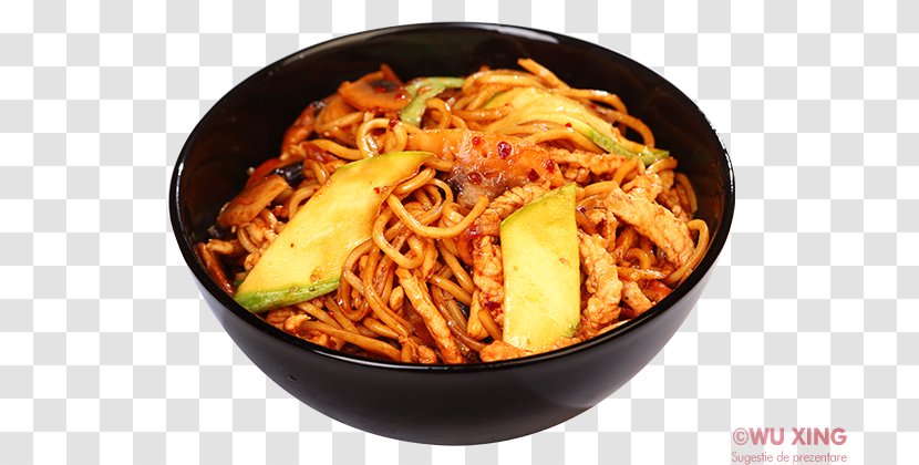 Yakisoba Chow Mein Chinese Noodles Fried Lo - Thai Food - Wu Xing Transparent PNG