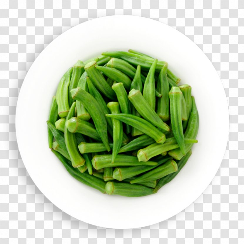 Vegetarian Cuisine Edamame Vegetable Green Bean Okra - Leaf - Peas Transparent PNG