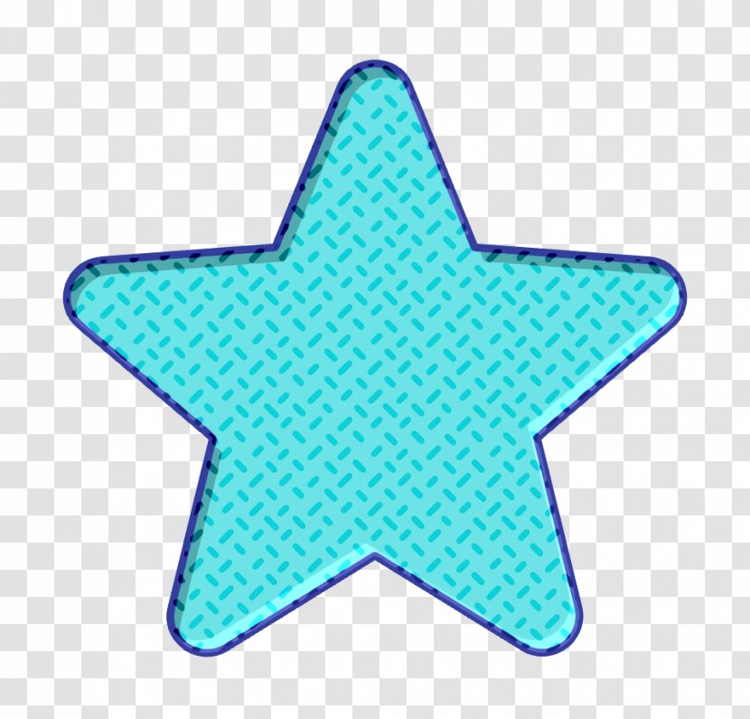 Bookmark Icon Favourite Like - Special - Star Electric Blue Transparent PNG