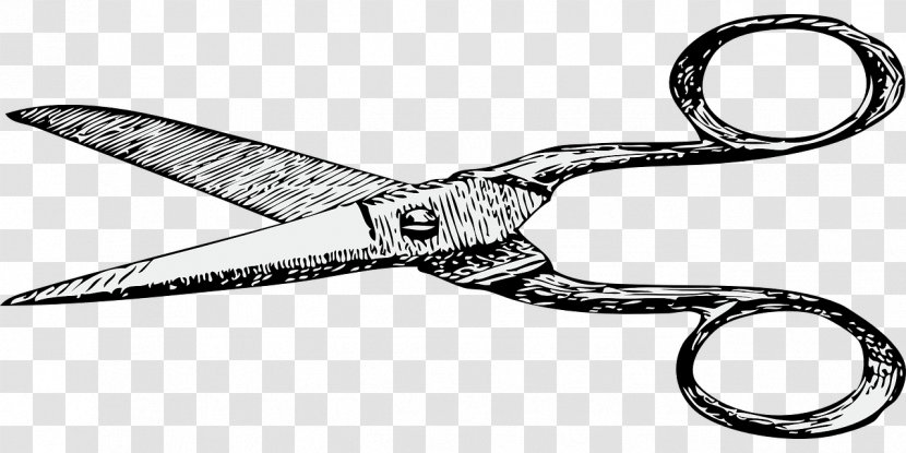Scissors Hair-cutting Shears Clip Art - Cold Weapon - Scissor Transparent PNG