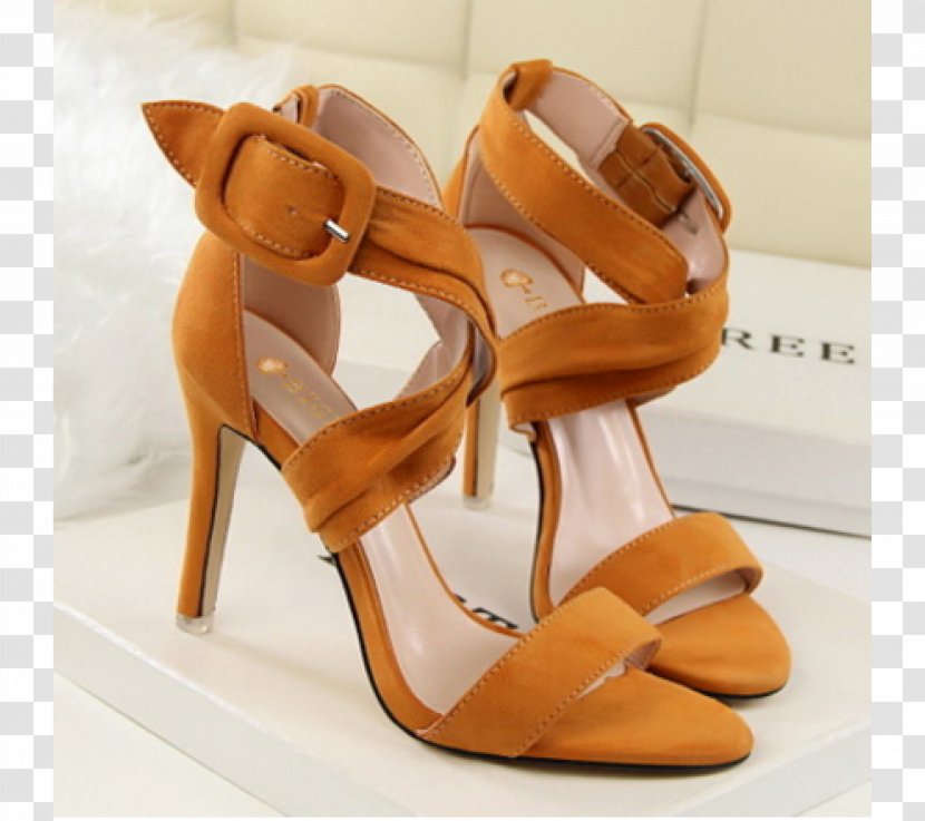 High-heeled Shoe Sandal Absatz Buckle Court - Ladies Leather Shoes Transparent PNG