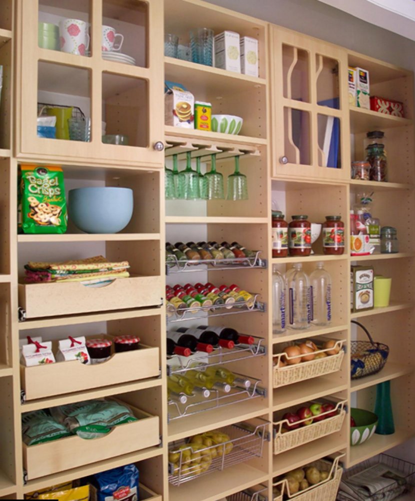 Pantry Kitchen Cabinet Cupboard Cabinetry - Door - Store Shelf Transparent PNG