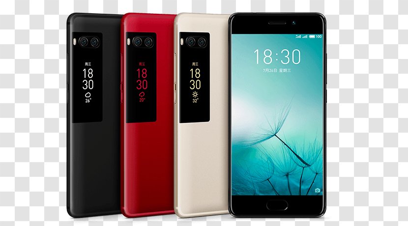 Meizu PRO 6 Pro 7 - Plus - 64 GBBlackUnlockedGSM SmartphoneMeizu Phone Transparent PNG