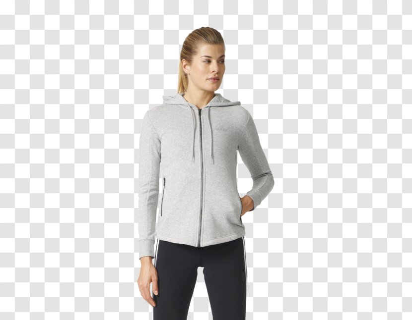 Hoodie Adidas Bluza Zipper - Outerwear - Model X Transparent PNG