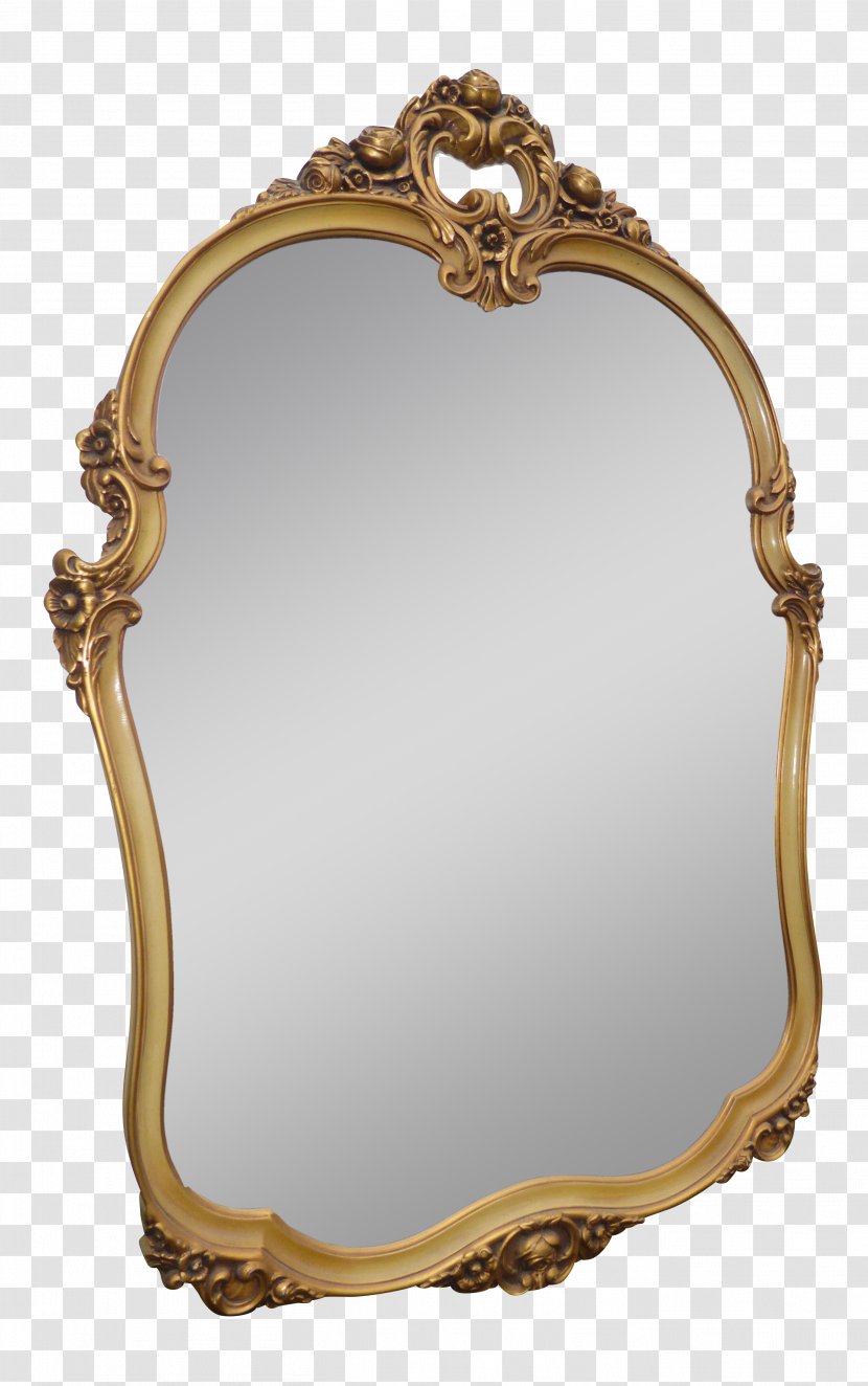 Mirror Rococo Picture Frames Light - Rectangle - Carved Exquisite Transparent PNG