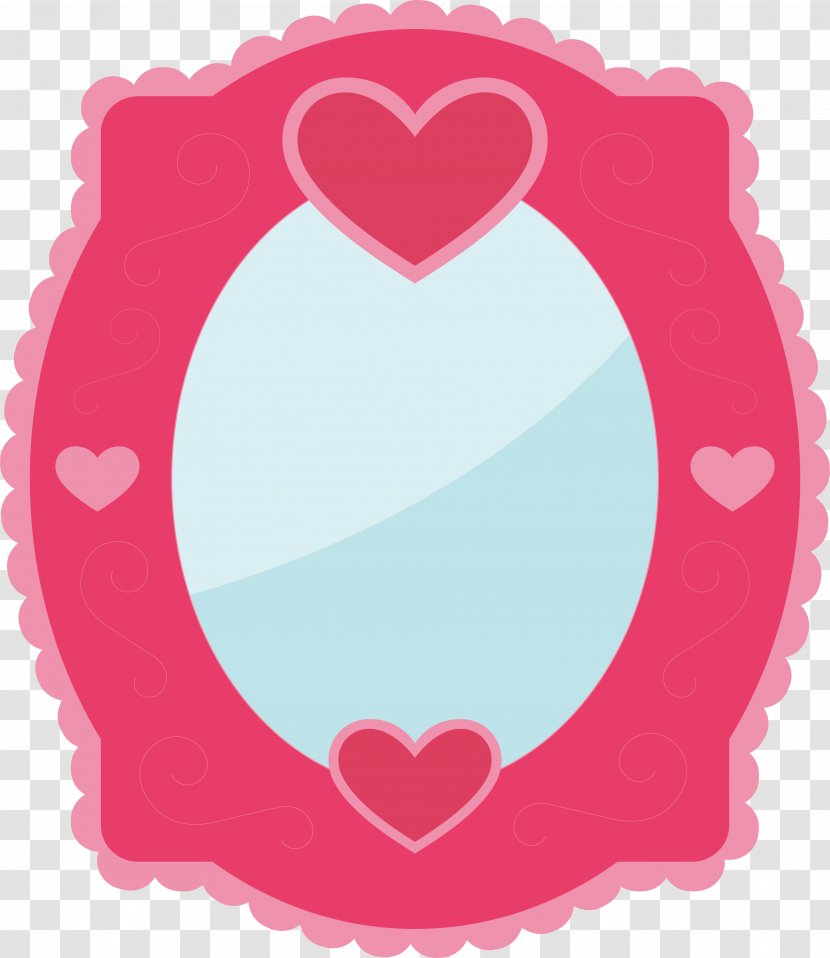 Mirror Pink Red Clip Art - Heart - Design Transparent PNG