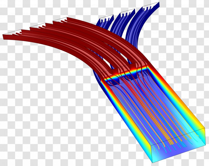 Microfluidics COMSOL Multiphysics Turbulence Pressure-driven Flow - Vorticity - Chemical Kinetics Transparent PNG