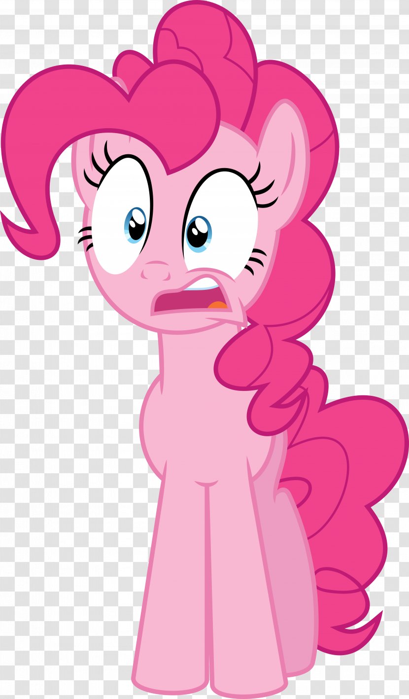 Pinkie Pie My Little Pony Fluttershy - Frame - Confused Vector Transparent PNG