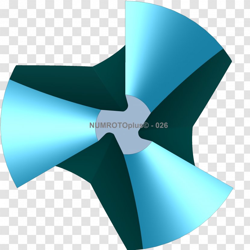 Propeller Line - Azure Transparent PNG