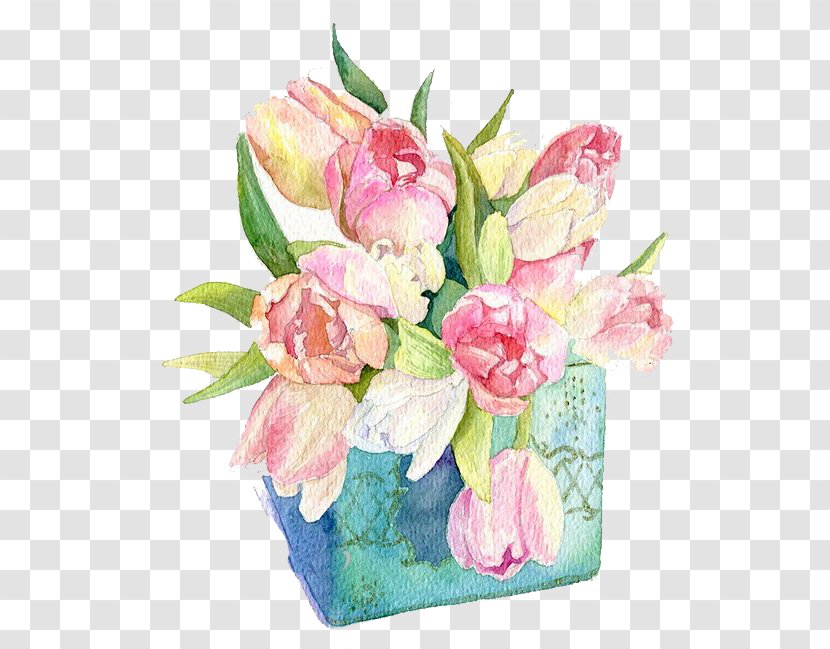 Watercolor Flowers - Watercolour - Artificial Flower Transparent PNG