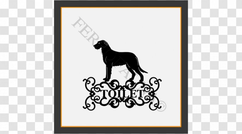 Dog Breed Cesky Terrier Clip Art - Black - Irish Wolfhound Transparent PNG