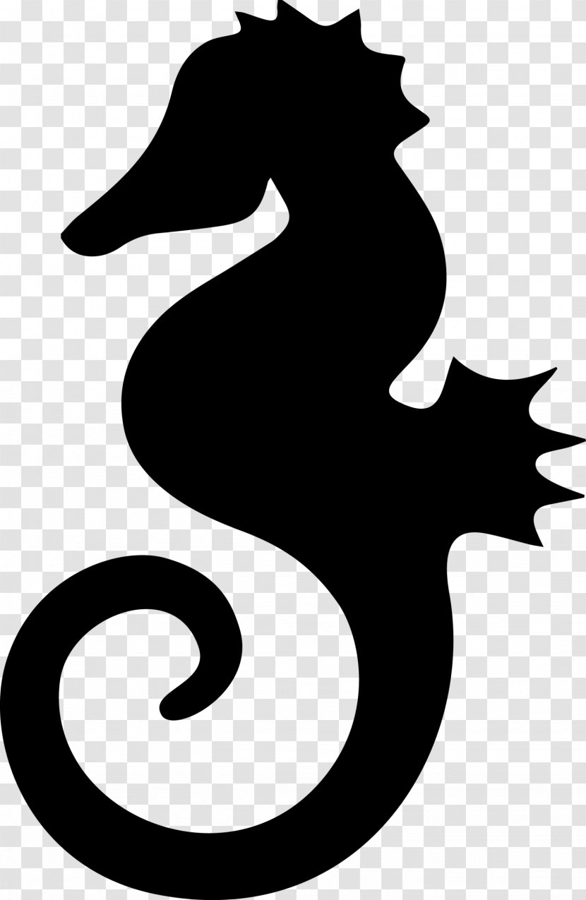 Seahorse Stencil Decal Clip Art - Wall Transparent PNG