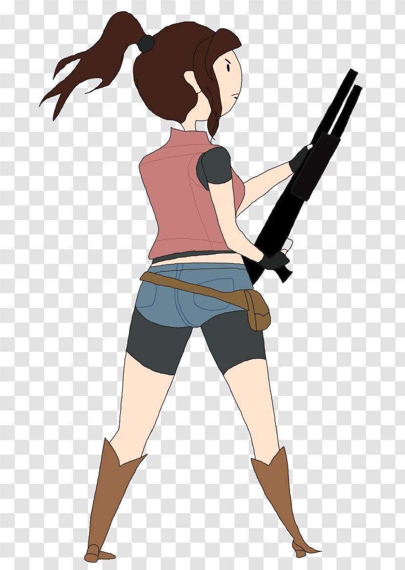 Claire Redfield Jill Valentine Drawing Resident Evil - Watercolor - Silhouette Transparent PNG