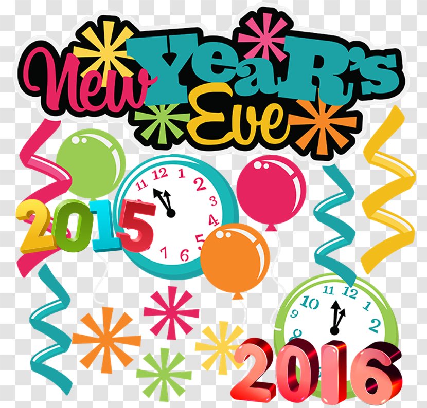 New Year's Eve Day Clip Art - Birthday - Christmas Transparent PNG